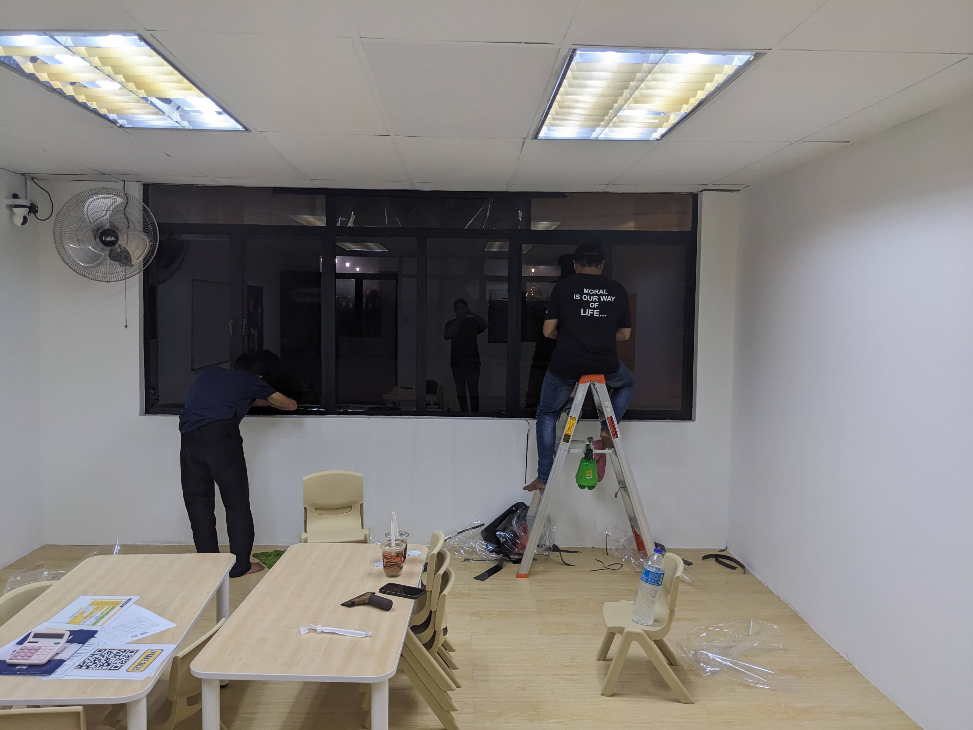 Kindergarten Tint Installation — Bir Ali, Gombak  - Sputter Ceramic tint with 99% IRR and 99% UV protection for children’s safety and to reduce indoor heat in the classroom environment.