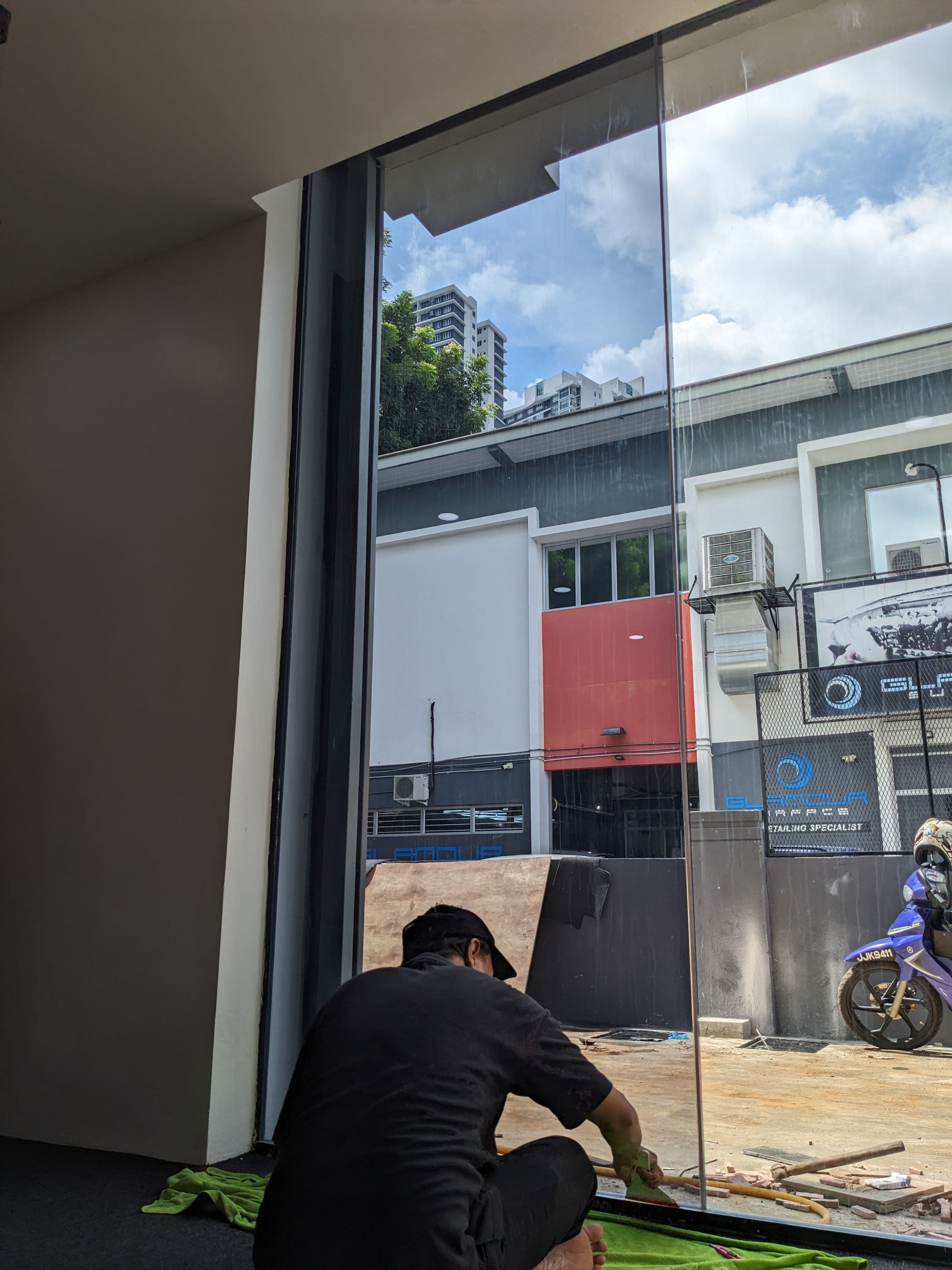 Residential Tint Installation — Residensi Sepang  - Nano Carbon film with 80% IRR and 99% UV protection, offering full privacy and a sleek modern look for the home.